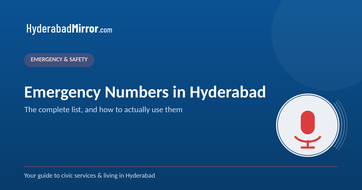 Hyderabad emergency numbers