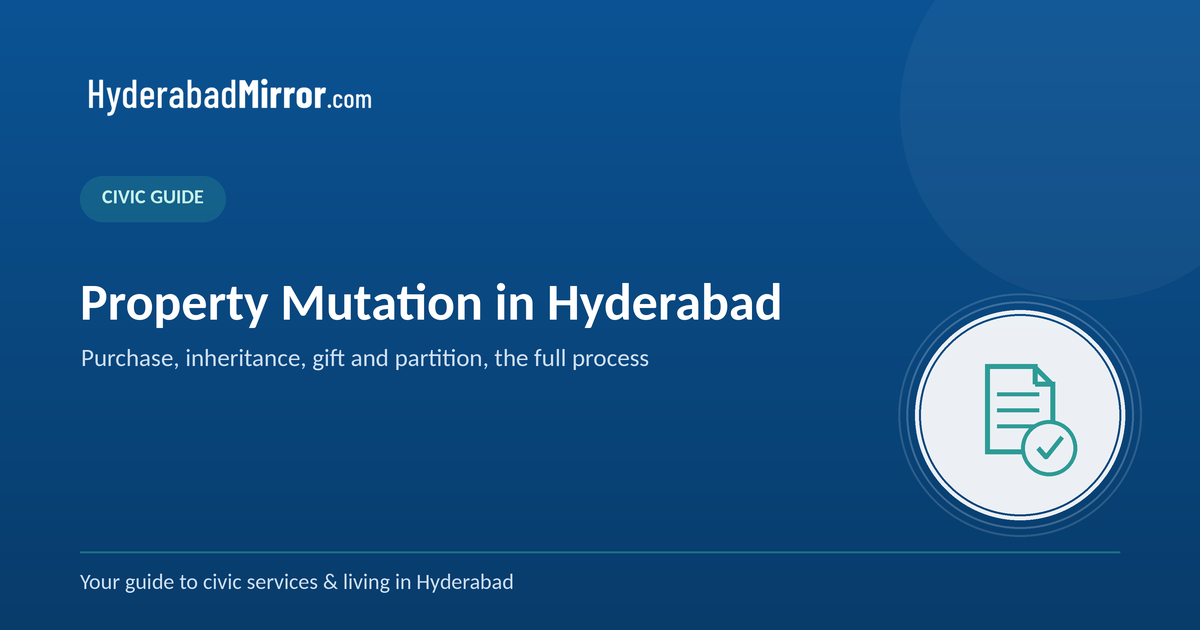 Property mutation in Hyderabad: the complete process