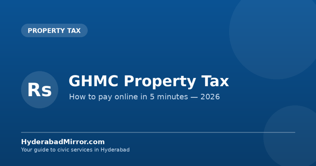 hyderabad property tax guide